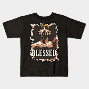 Blessed Max Holloway Graphic T-Shirt 02 Kids T-Shirt